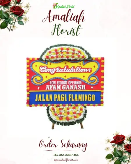Sewa Papan Bunga Juwok